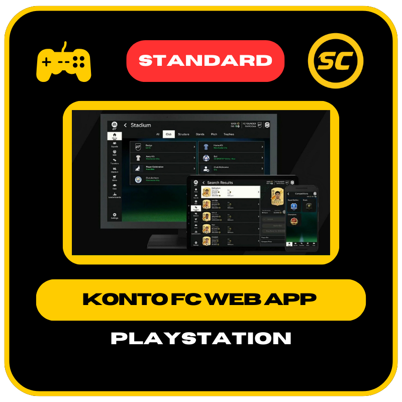 FC 25 - konto z odblokowanym rynkiem transferowym WebApp na platformę PS4 / PS5 (aktywowane na konsoli)